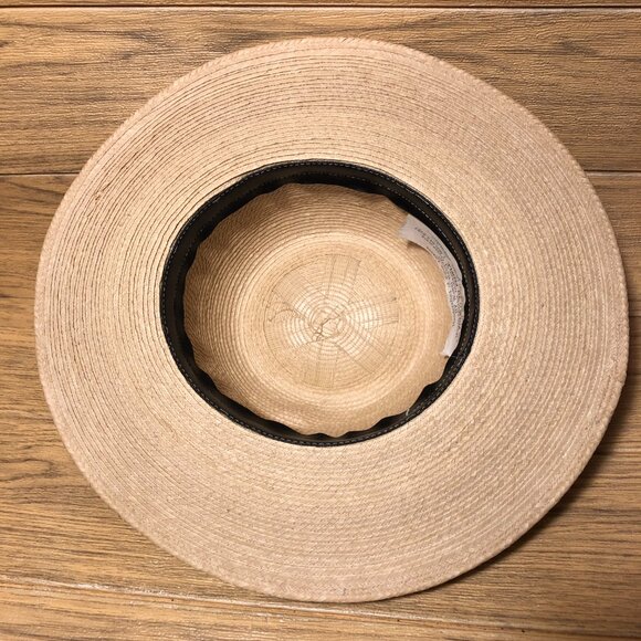 Women Straw hat handmade 100% palm sleeves maya Quiche Indian Guatemala made